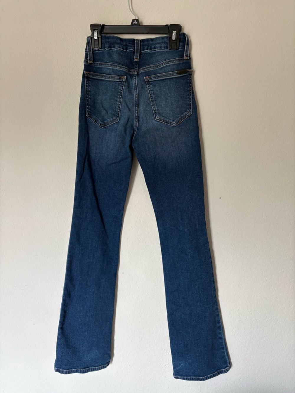 Joe’s Hi-Rise Curvy Bootcut Denim Jeans Women's Dark Blue Stretch - Picture 5 of 6